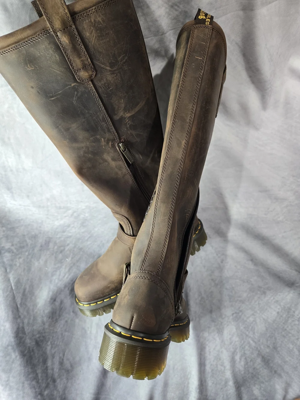 Dr. Martens Anistone Knee High Boot - Dark Brown